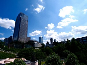 スタジオバーズからみえる六本木赤坂の風景